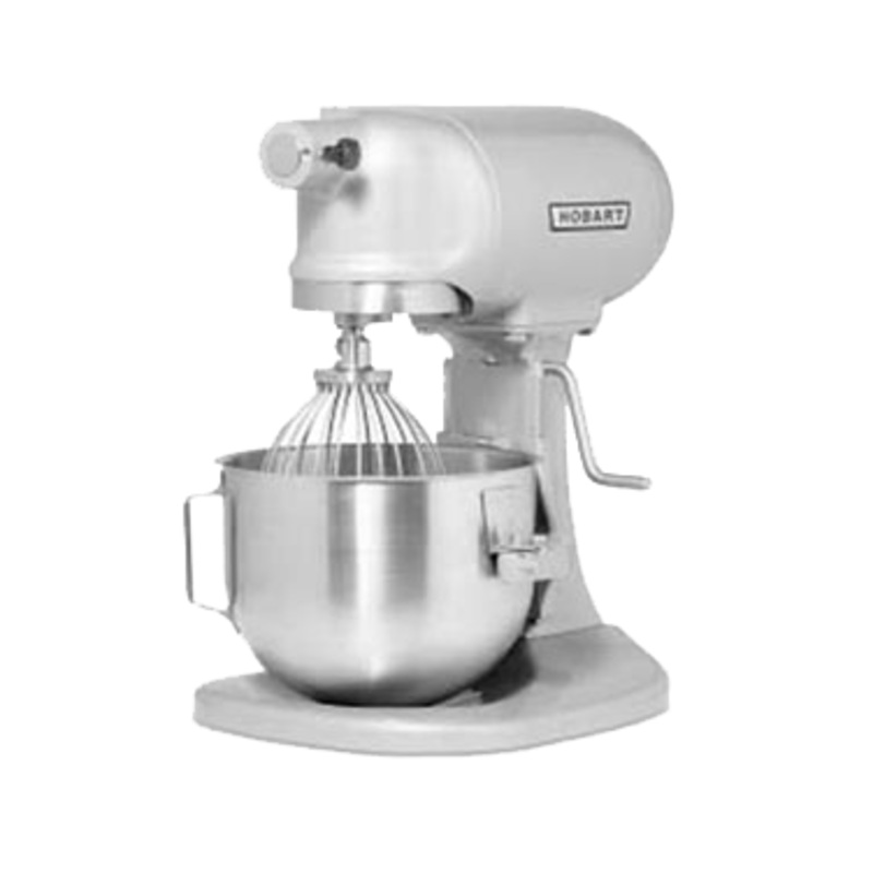 Hobart N50A-10 5 qt Planetary Mixer - Bench Model, 1/6 hp, 100-120v/1ph