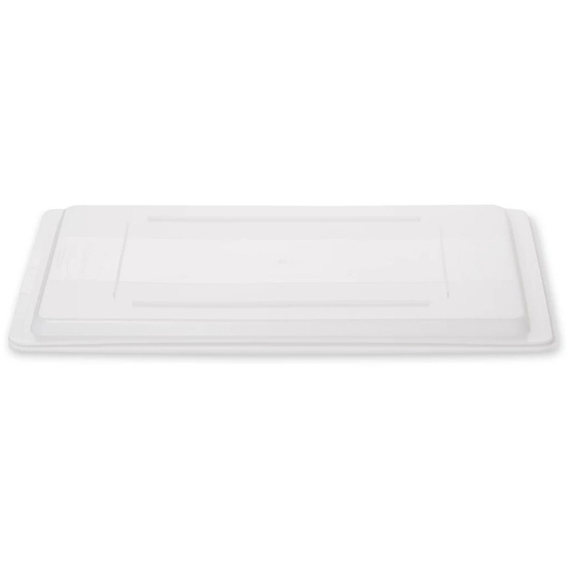 Rubbermaid FG350200WHT Polyethylene Food / Tote Box Lid 26" x 18" - White