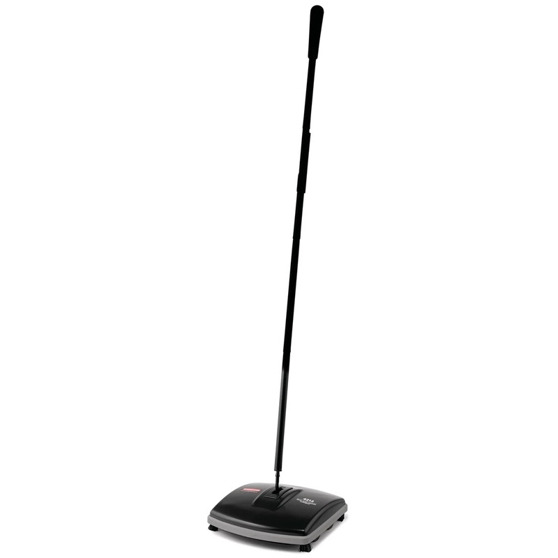 Rubbermaid FG421288BLA Executive Series Single-Action Mechanical Floor/Carpet Sweeper 6-1/2" - Black