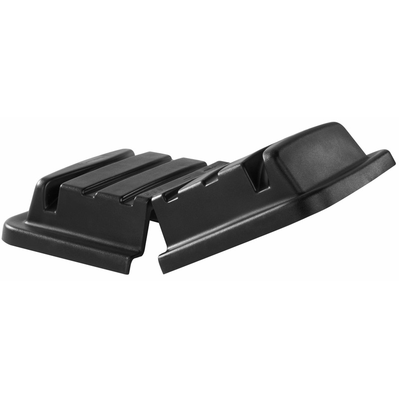Rubbermaid FG461500BLA Hinged Dome Cube/Utility Truck Lid 44-1/8"L x 31"W x 8-1/2"H - Black - for 4614, 4616 & 4716 14/16 Cu. Ft. Cube Trucks / Heavy Duty Utility Trucks