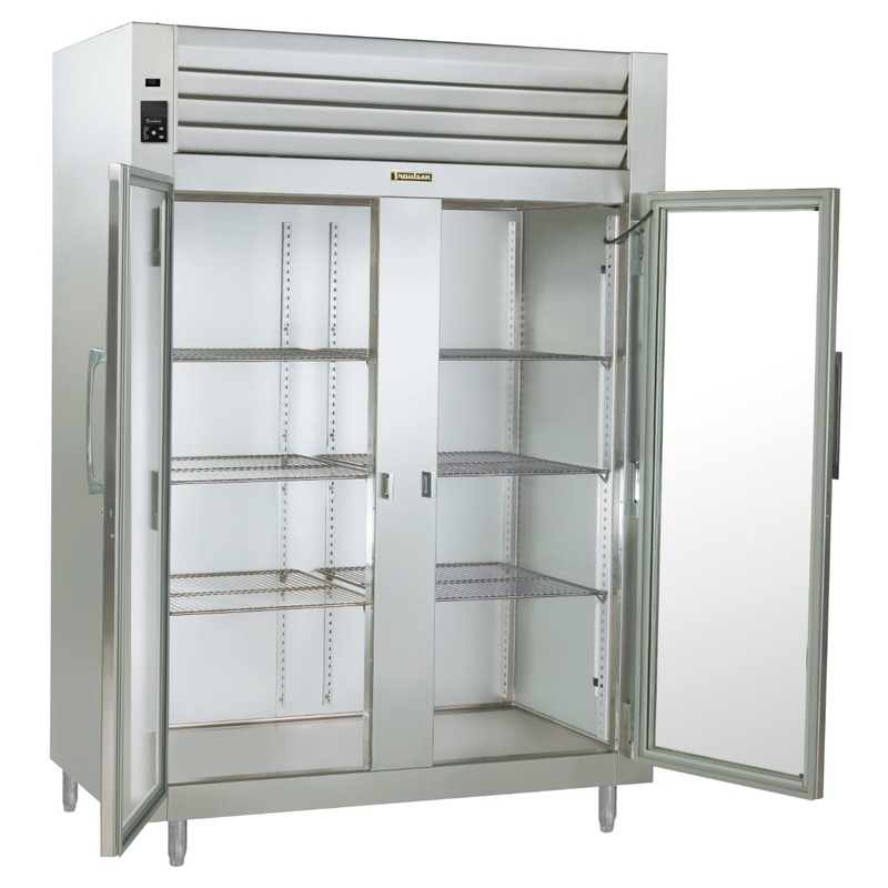 Traulsen AHT232WUT-FHG Spec-Line 2-Section 2 Glass Door Reach-In Refrigerator 58" - 51.41 cu. ft. - 115v