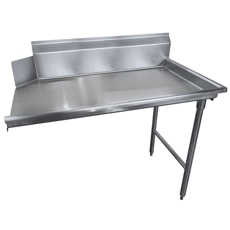 Advance Tabco DTC-S30-48R Stainless Steel Straight Clean Dishtable 47" - Left-to-Right
