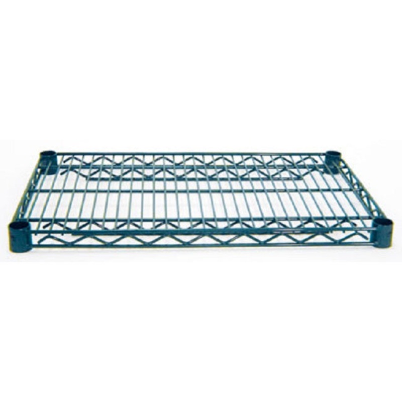 Advance Tabco EG-2142-X Special Value Heavy Duty Green Epoxy Wire Shelf 42"W x 21"D