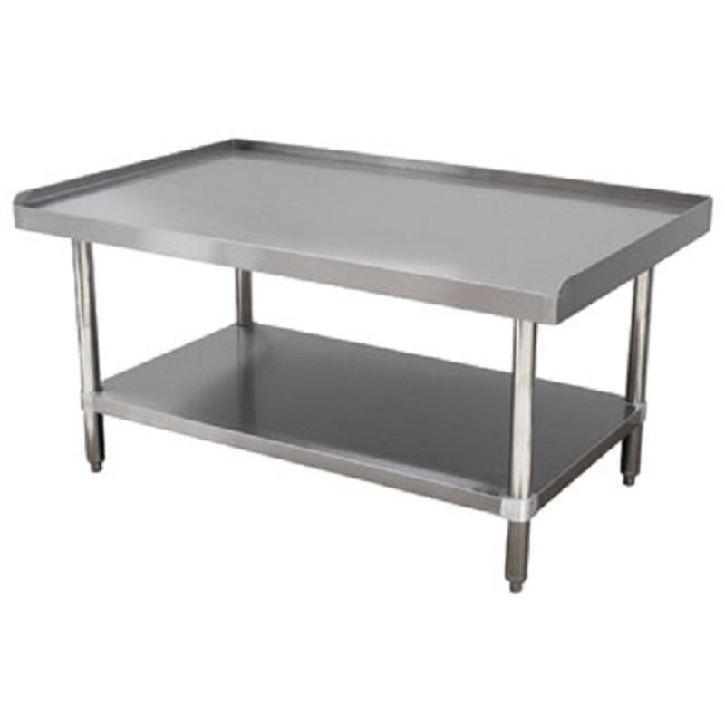 Advance Tabco ES-247 Stainless Steel Equipment Stand with Adjustable Undershelf - 84" x 24"