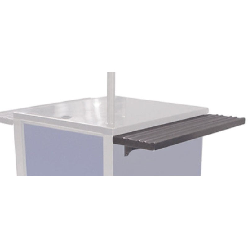 Advance Tabco TA-74 Fixed Solid Tray Slide for Front or Rear of Tables