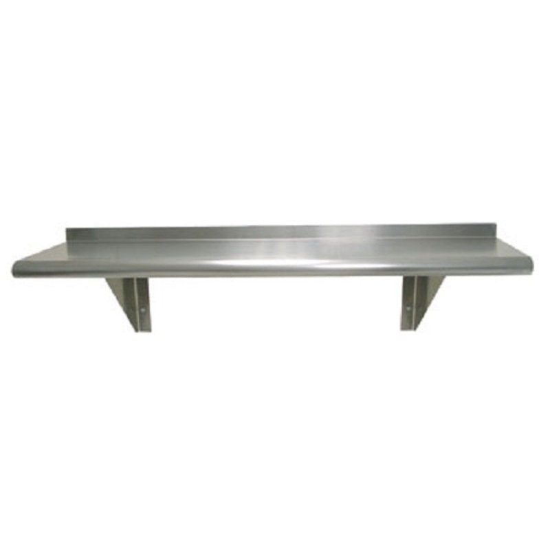Advance Tabco WS-12-96-X Special Value Stainless Steel Wall Mounted Shelf 96" x 12"