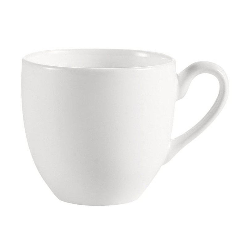 CAC China MAJ-35 Majesty Demitasse Round Bone China Cup 3-1/2 oz. - Bone White - 36/Case