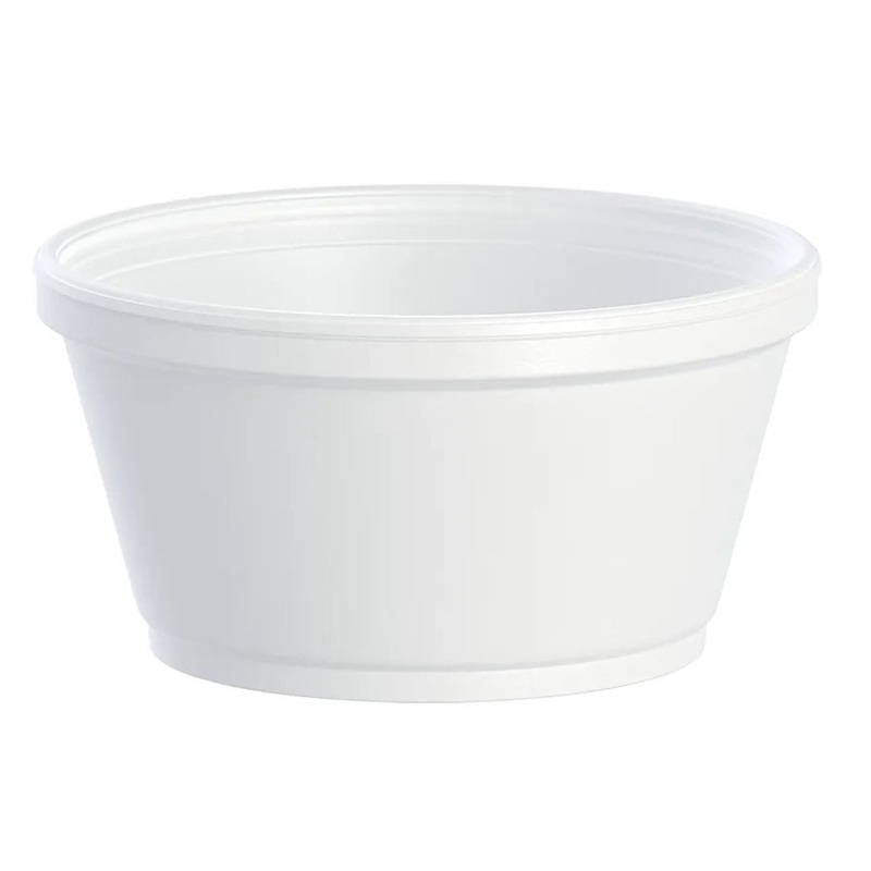 Dart 8SJ20 Insulated Foam Container Cup 8 oz (Case of 1000) Restaurant Disposable Containers