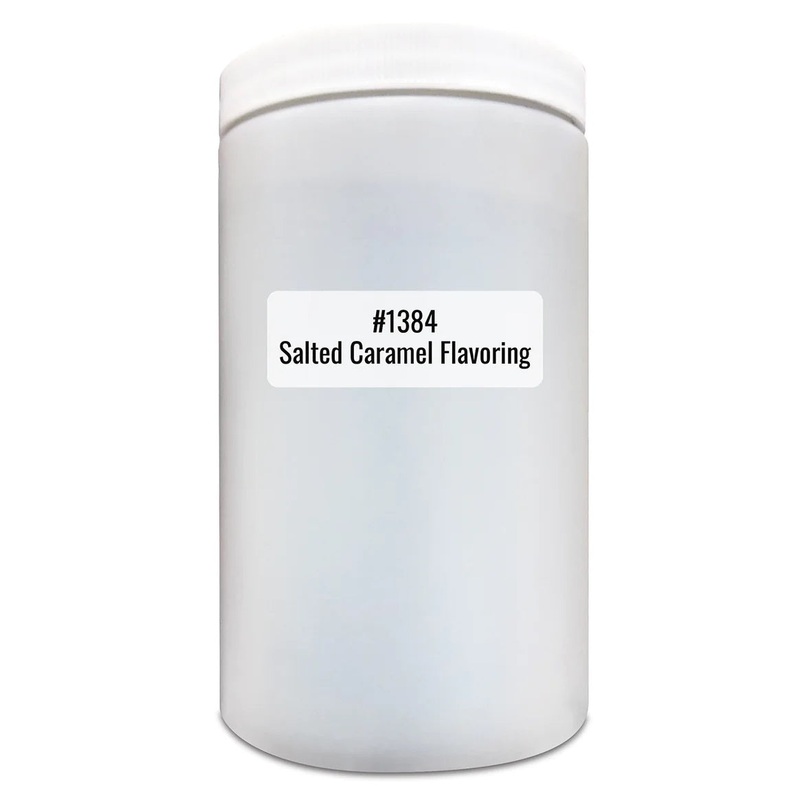 Gold Medal 1384 Sweet Selections Flavor Inclusions Dry Mix Ready-to-use Flavoring - 1-1/4 lb. Jar - Salted Caramel
