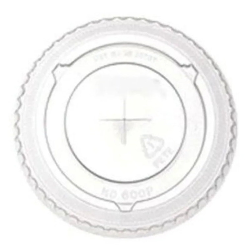 Gold Medal 5304L Disposable Plastic Slotted Flat Lid 16 oz. - fits Special Print Lemonade Cups - 2,000/Case