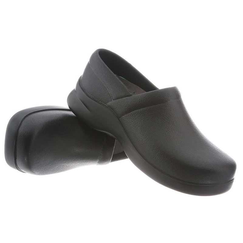 Klogs Footwear 0017-6002-M12-MW Bistro Men's Slip Resistant Clog / Chef Shoes with TRUComfort Insole - Black - Size 12 - Medium Wide