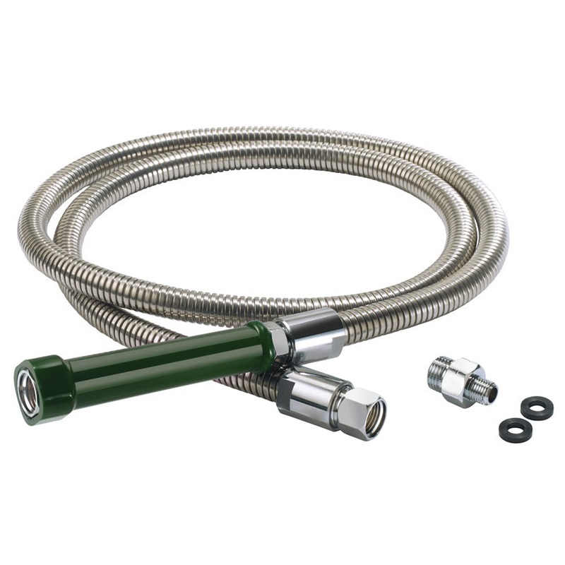 Krowne 21-133L Royal Series Flexible Stainless Steel Pre-Rinse Hose with Grip 44"