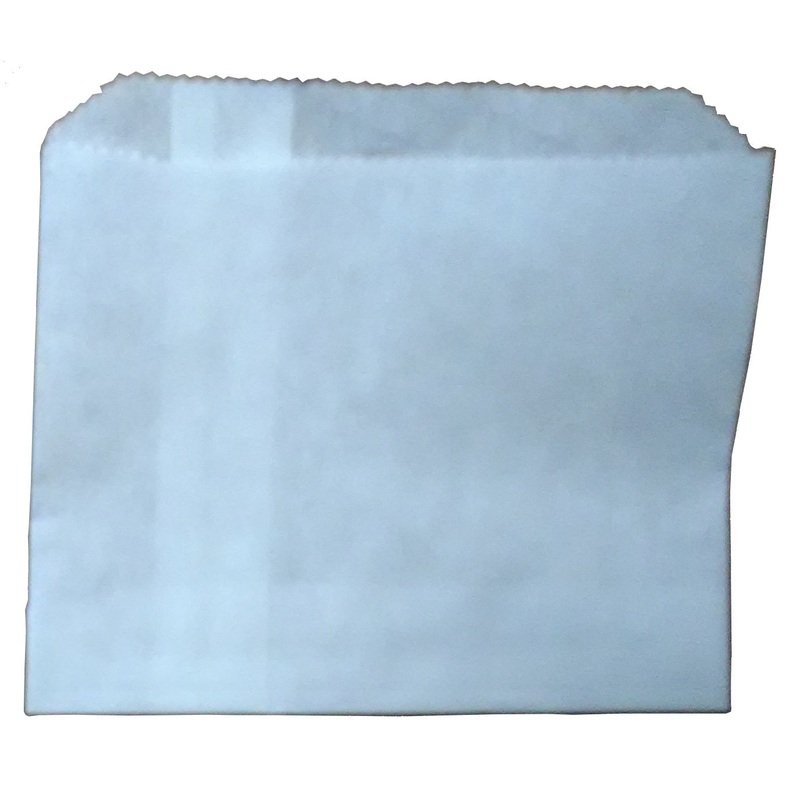 Phillips PD1034-1K Plain Dry Wax Paper French Fry Bags 4-1/2" x 3-1/2" - 2000/Case