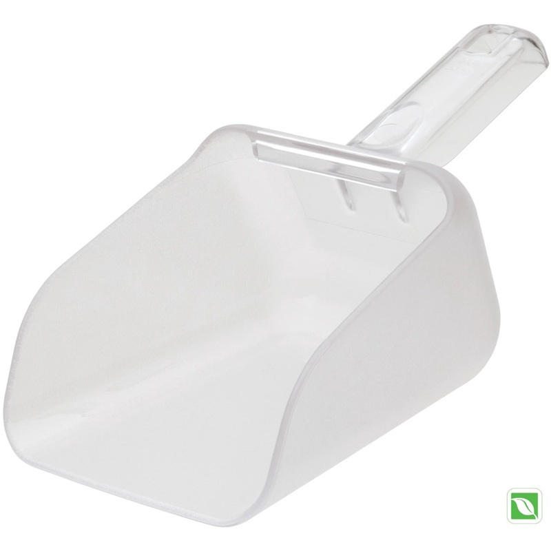 Rubbermaid FG9F7500CLR Bouncer Plastic Contour Scoop 32 oz. - Clear
