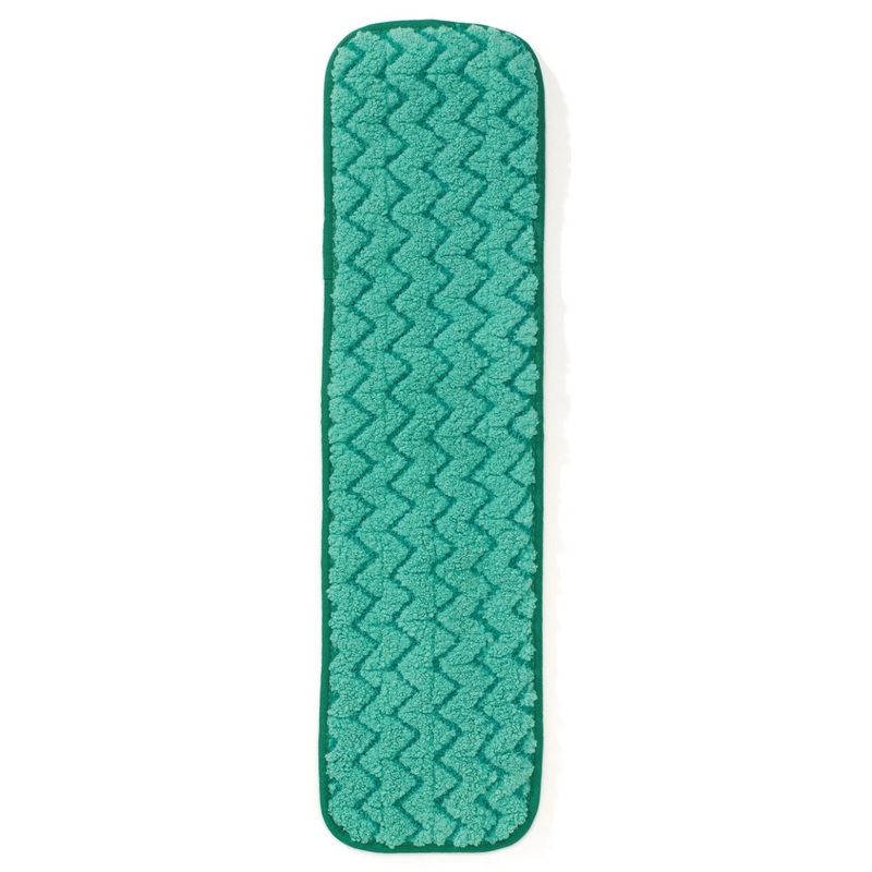 Rubbermaid FGQ41200GR00 Hygen Microfiber Dry Room Dust Mop Pad 18" - Green