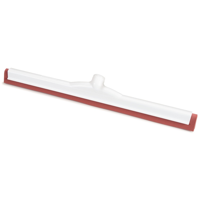 Carlisle 36692200 Flo-Pac Red Double Moss Foam Rubber Floor Squeegee (Head Only) with White Plastic Frame 22"