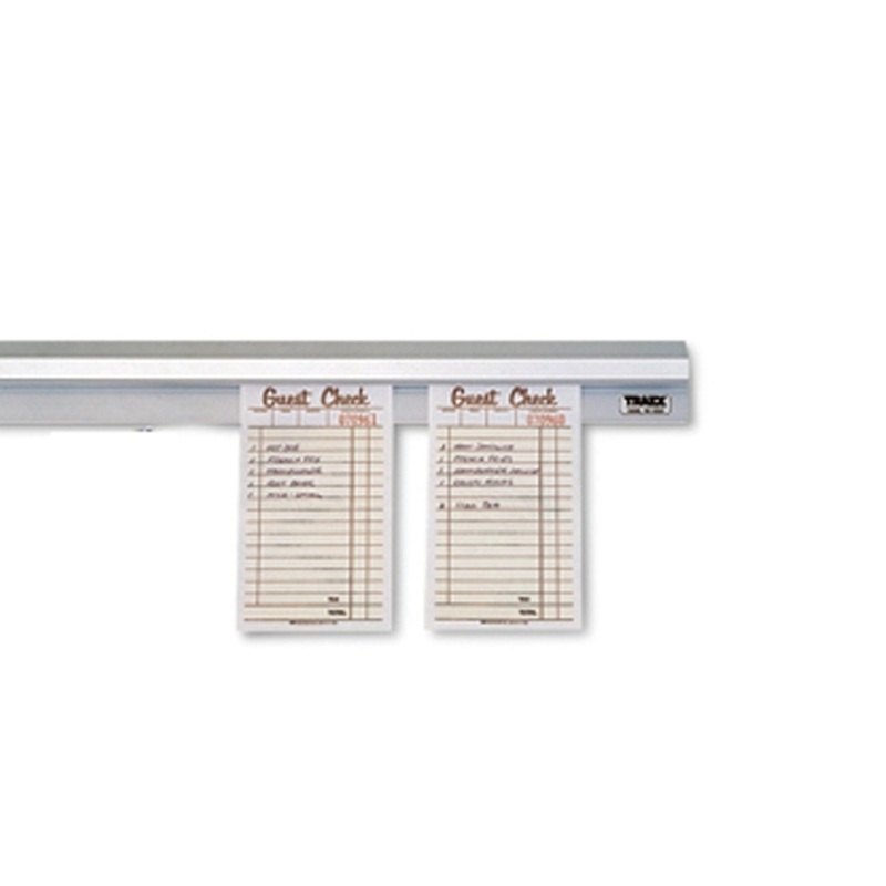Vollrath 2536 Aluminum Wall Mounted Ticket Holder- 36" x 2"