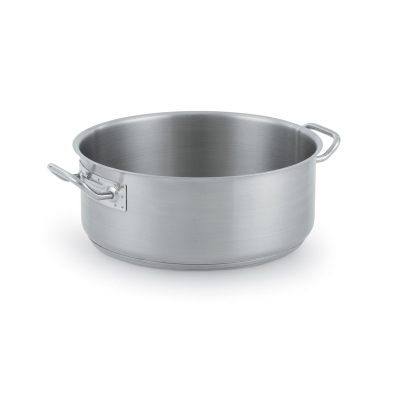 Vollrath 3810 Optio Stainless Steel Induction Brazier / Braising Pot 10 qt.