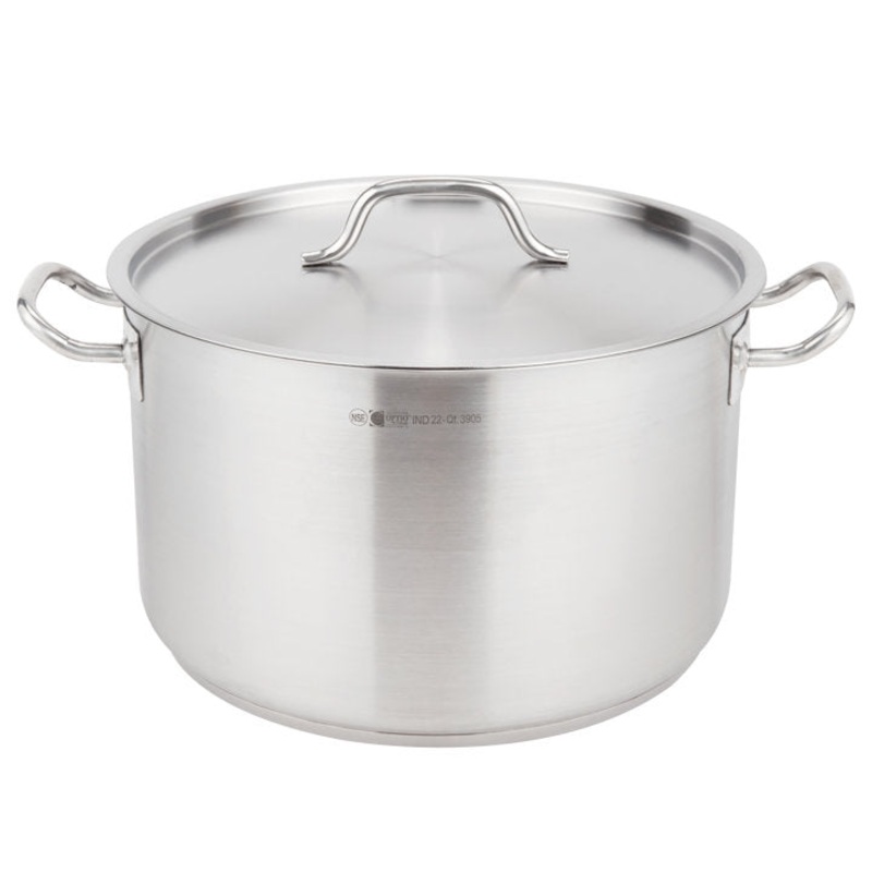 Vollrath 3905 Optio Sauce Pot with Cover-22 Qt
