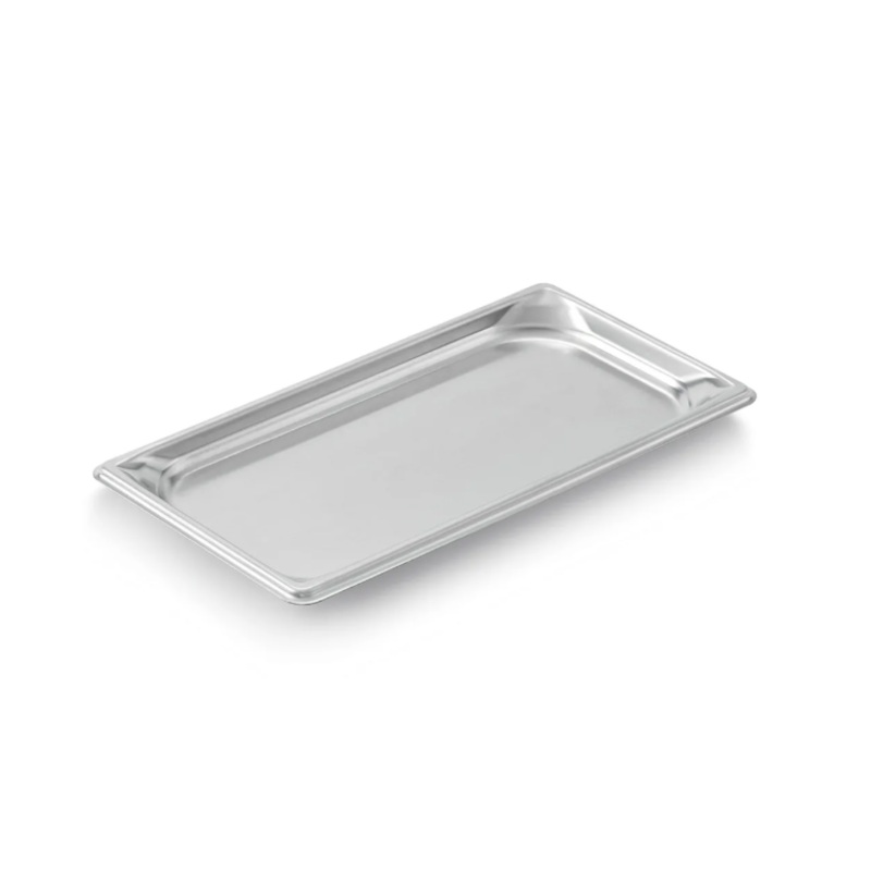 Vollrath 30302 Third Size Steam Table Food Pan - Stainless Steel - 6/Case