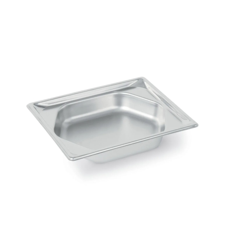 Vollrath 3102220 Super Pan Super Shapes Stainless Steel Steam Table Hexagon Food Pan 2-1/2" Deep - 1/2 Size - 6/Case