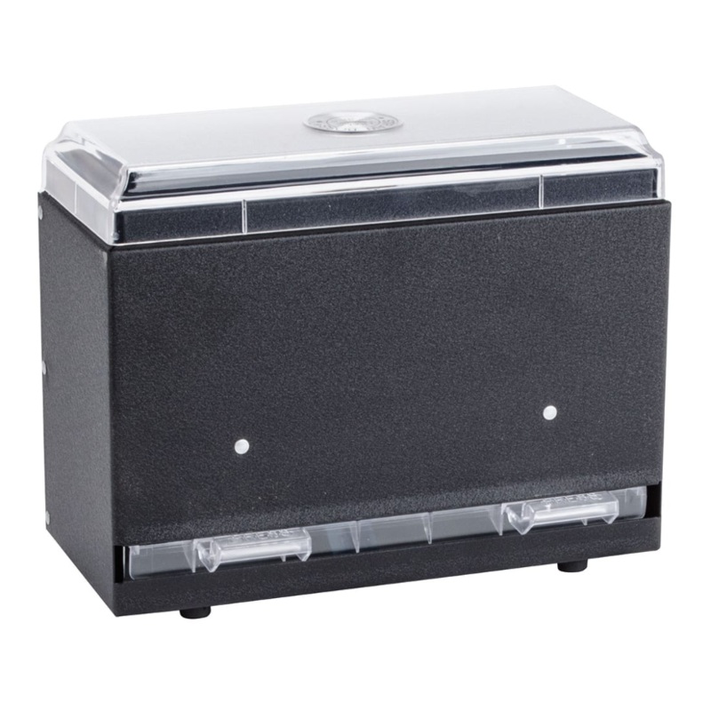 Vollrath 3825-06 Single Sided Straw Dispenser - 250 Capacity, Black