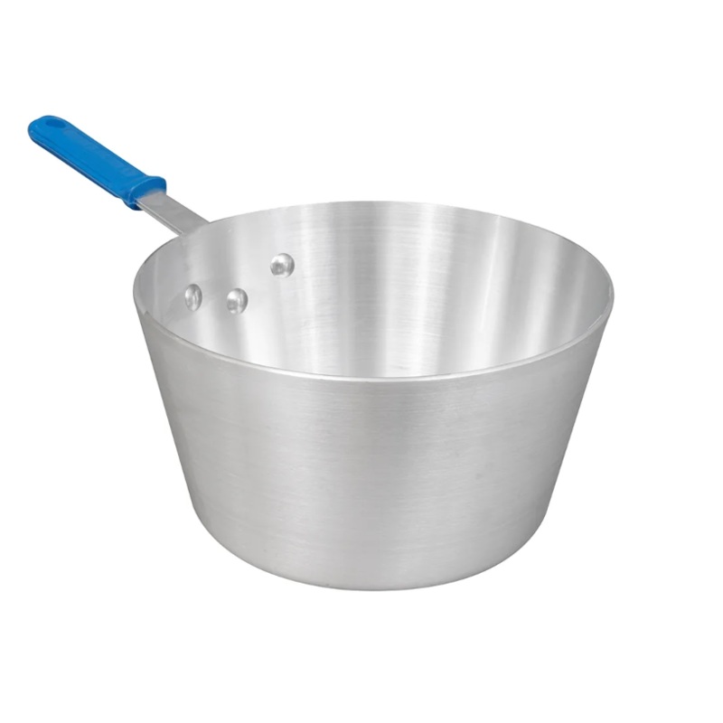 Vollrath 434512 5 1/2 qt Wear-Ever Aluminum Saucepan w/ Solid Silicone Handle - 6ea/Case
