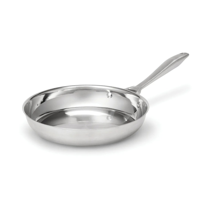 Vollrath 47752 Intrigue Stainless Steel Fry Pan with Hollow Metal Handle 11" - Induction Ready