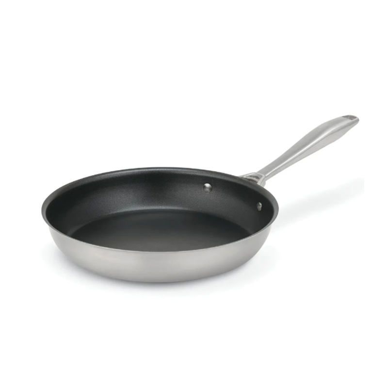 Vollrath 47757 Intrigue Non-Stick Steel Fry Pan with Hollow Metal Handle 11" - Induction Ready