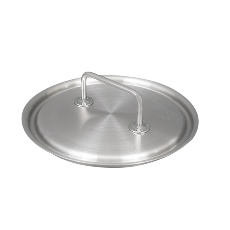 Vollrath 47773 Intrigue Stainless Steel Pan Cover with Loop Handle 9-2/5"