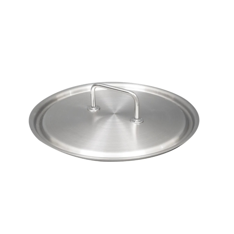Vollrath 47777 Intrigue Stainless Steel Pan Cover with Loop Handle 14-7/32"