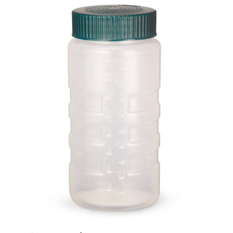 Vollrath 4961-13191 16 oz Dredge w/ Vista Green Fine Lid, Polyethylene - 12ea/Case