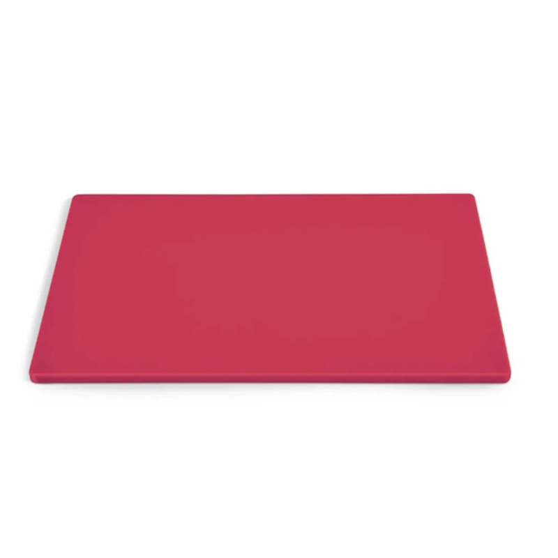 Vollrath 5200040 Poly Cutting Board - 12 x 18 x 1/2" Red - 6ea/Case