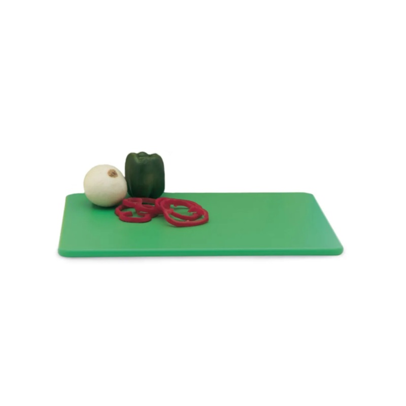 Vollrath 5200070 Poly Cutting Board - 12 x 18 x 1/2" Green - 6ea/Case