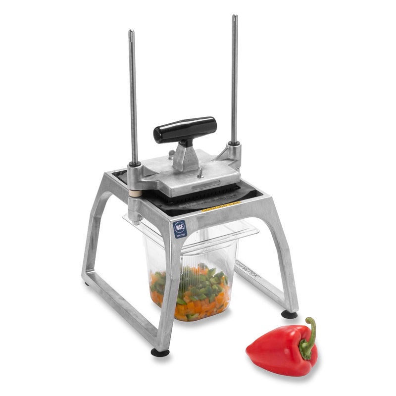 Vollrath 55457 InstaCut 5.1 Manual Food Processor / Fruit and Vegetable Dicer with 1/4" Dice Cut