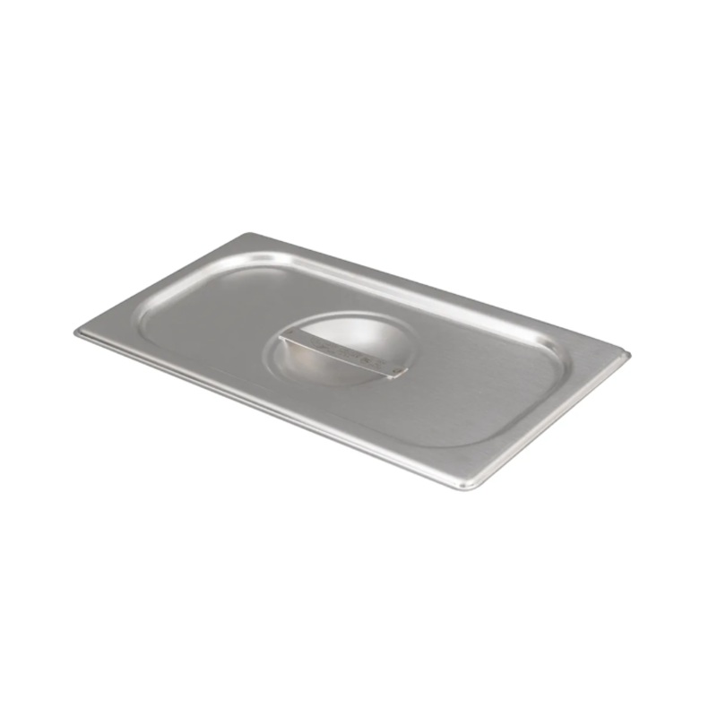 Vollrath 75130 Third-Size Steam Table Food Pan Cover, Stainless - 6/Case
