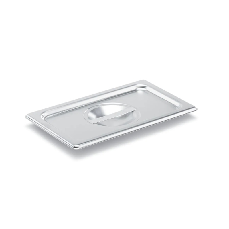 Vollrath 75140 Fourth-Size Steam Table Food Pan Cover, Stainless - 6/Case