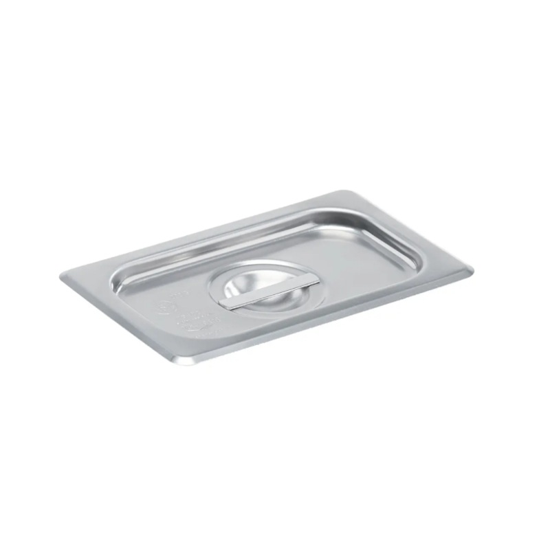 Vollrath 75360 Ninth-Size Steam Table Food Pan Cover, Stainless - 6/Case