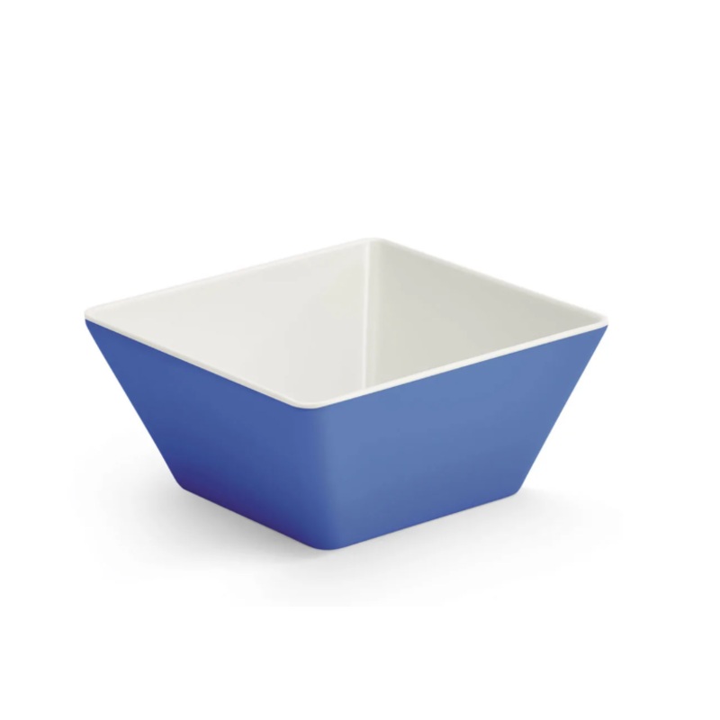 Vollrath V2220230 50 oz Melamine Serving Bowl, Blue - 6ea/Case
