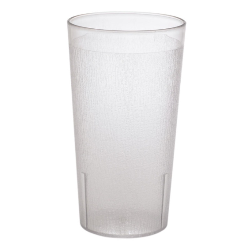 Cambro 1200P2152 12 3/5 oz Clear Textured Plastic Tumbler - 24ea/Case