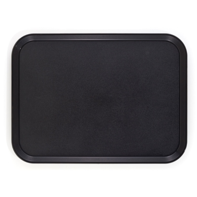 Cambro-1418CWNS110-Rectangular-Camwear-Tray-14"x18"-Polycarbonate-Black - 12ea/Case