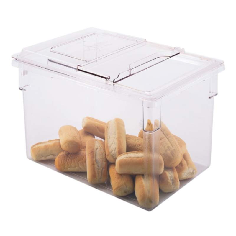 Cambro 182615CW135 Camwear Food Storage Container w/ 22 gal Capacity, Polycarbonate, Clear - 3ea/Case