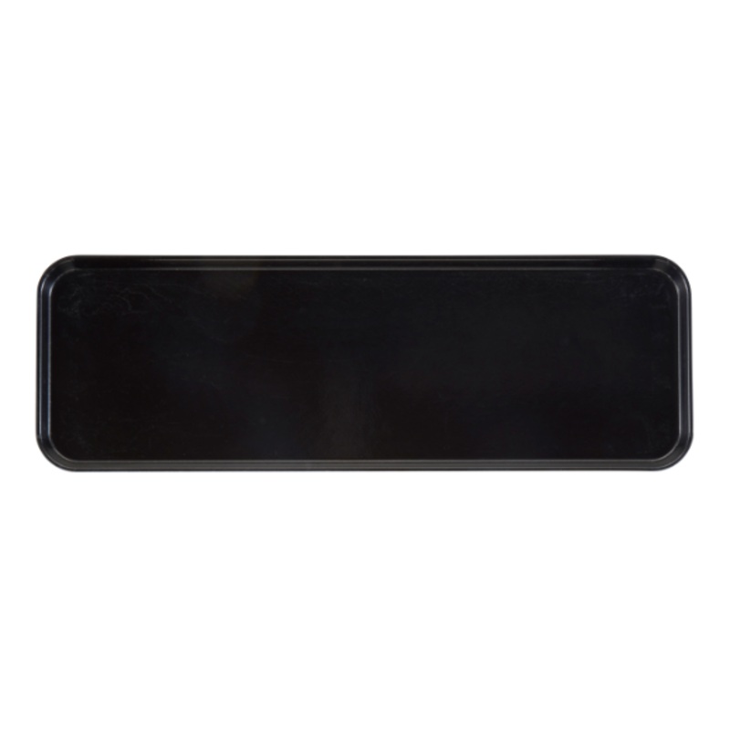 Cambro 1826MT110 Rectangular Market Display Tray - 17.81" x 25.68" x .68", Black -6ea/Case
