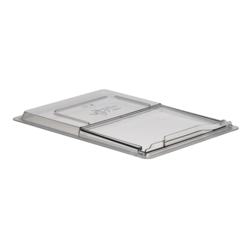 Cambro 1826SCCW135 Camwear SlidingLid Food Storage Box Cover - Full Size - Clear - 6/Case