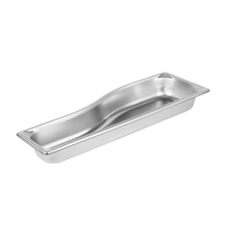 Vollrath 3100020 Super Pan Super Shapes Stainless Steel Steam Table Wild Food Pan 2-1/2" Deep - 1/2 Size Long - 6/Case