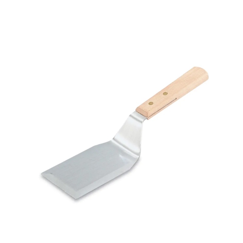 Vollrath 48080 7" Hamburger Turner - Wood Handle, Stainless - 12ea/Case