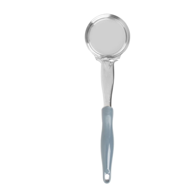 Vollrath 6433445 4 oz Round Solid Spoodle - Gray Nylon Handle, Heavy-Duty, Stainless Steel - 12ea/Case