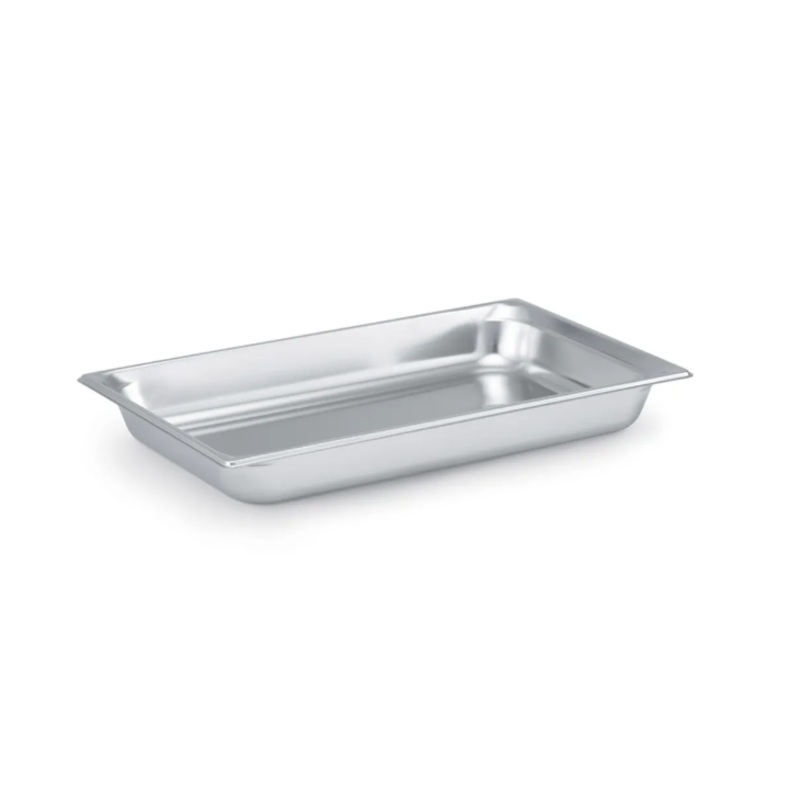 Vollrath 90012 Super Pan 3 Full Size Steam Table Food Pan - Stainless Steel - 6/Case