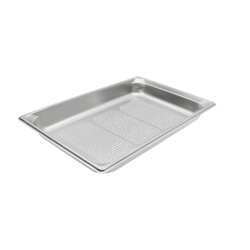 Vollrath 90023 Super Pan 3 Stainless Steel Steam Table Perforated Food Pan 2-1/2" Deep - Full Size - 6/Case