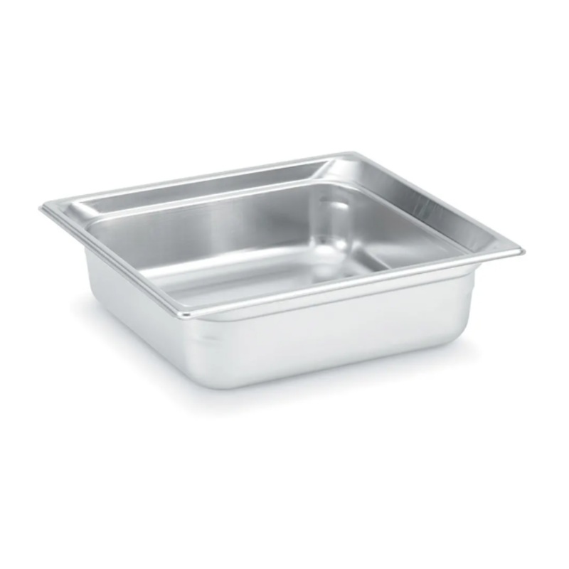 Vollrath 90122 Super Pan 3 Two Third Size Steam Table Food Pan - Stainless Steel - 6/Case
